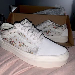 Old Skool Floral/Marshmal Vans